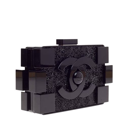 chanel lego clutch crystal bag|chanel lego clutch.